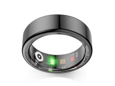 Bague connectée Mogie.avec étui - Modèle Titan - Coloris Noir - Taille 12