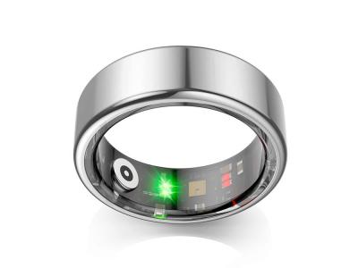 Bague connectée Mogie.avec étui - Modèle Titan - Coloris Argent - Taille 12