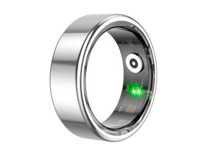 Bague connectée Mogie.avec étui - Modèle Titan - Coloris Argent - Taille 12