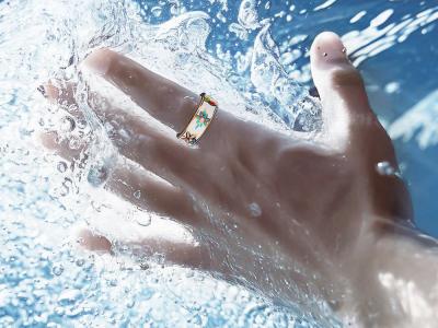 Bague connectée Mogie.avec écrin - Modèle Phoenix - Coloris Or Rose - Taille 8